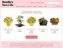 Tablet Screenshot of dorothysflowersok.com